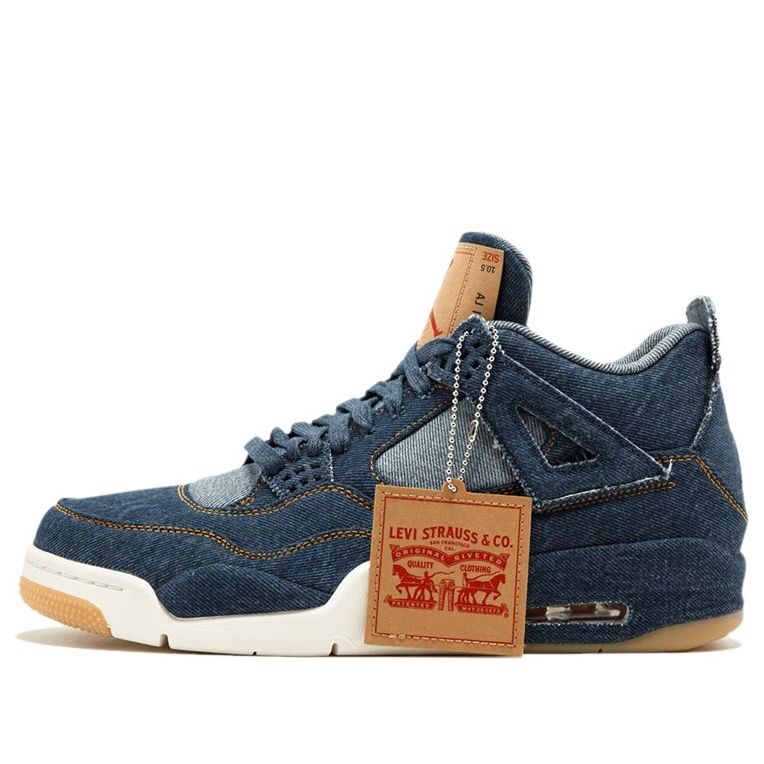 Levi's x Air Jordan 4 Retro 'Denim' AO2571-401 Epochal Sneaker